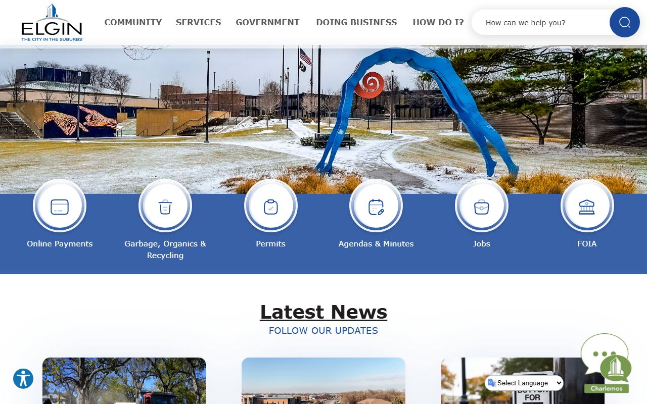 Elgin city portal for 24 hour booking record access