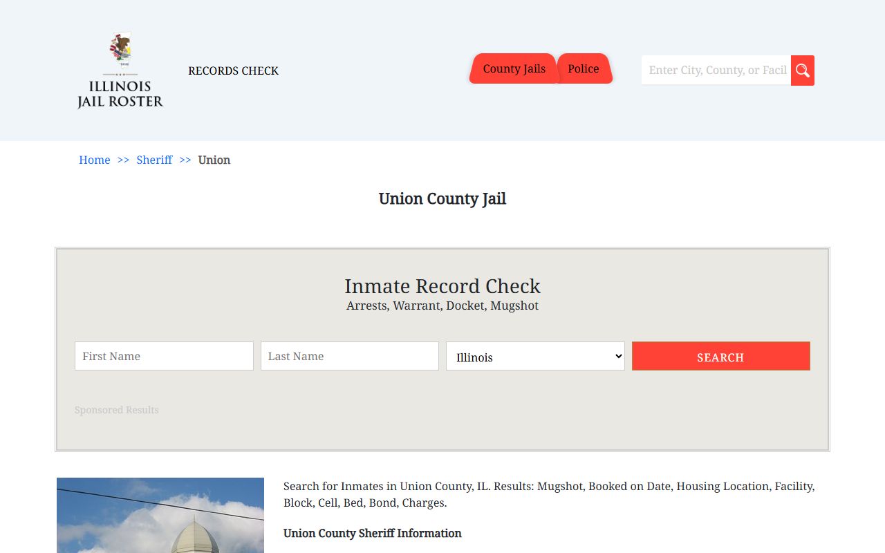 Hancock County jail information and booking record resources