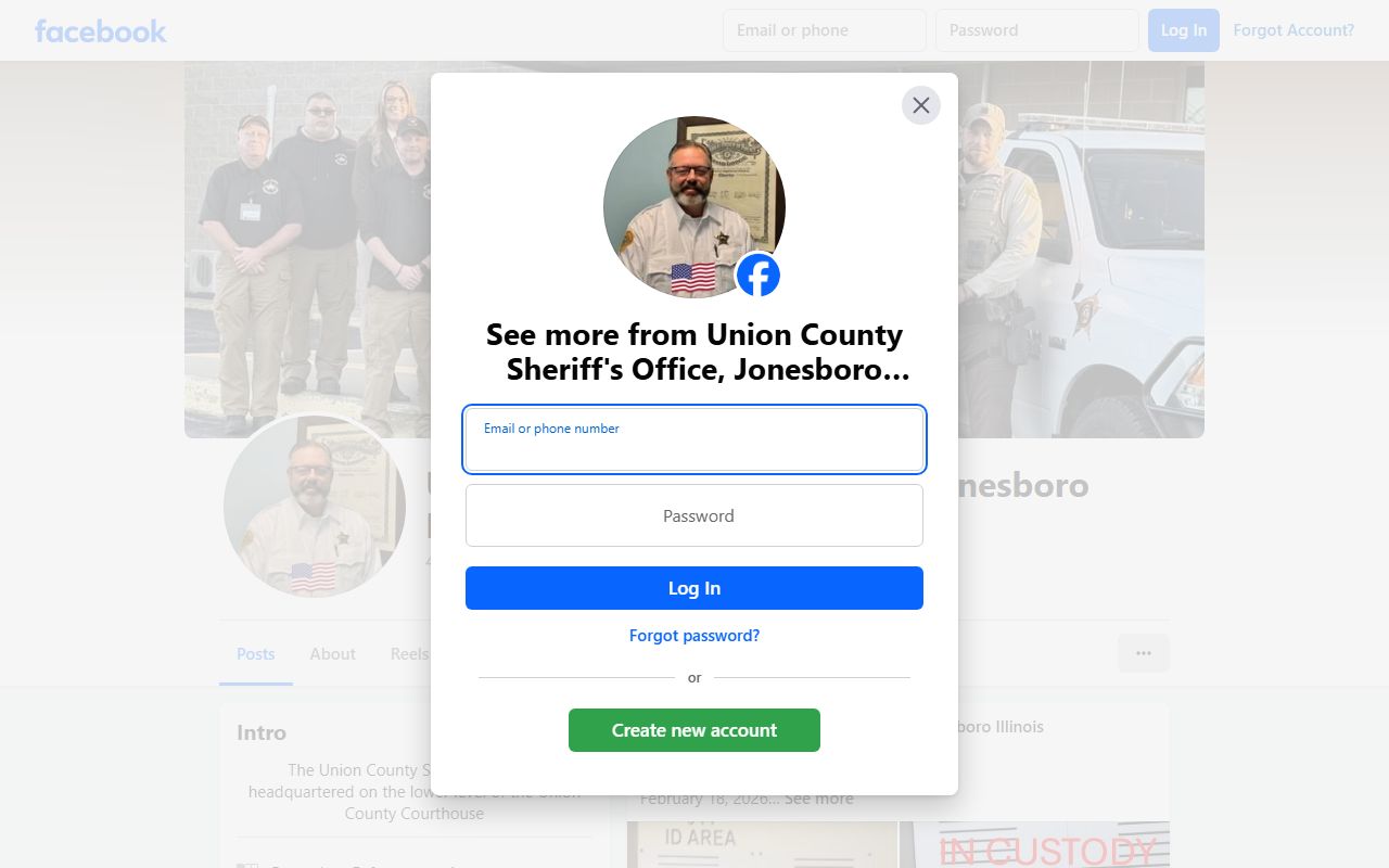 Hancock County sheriff social media for booking updates