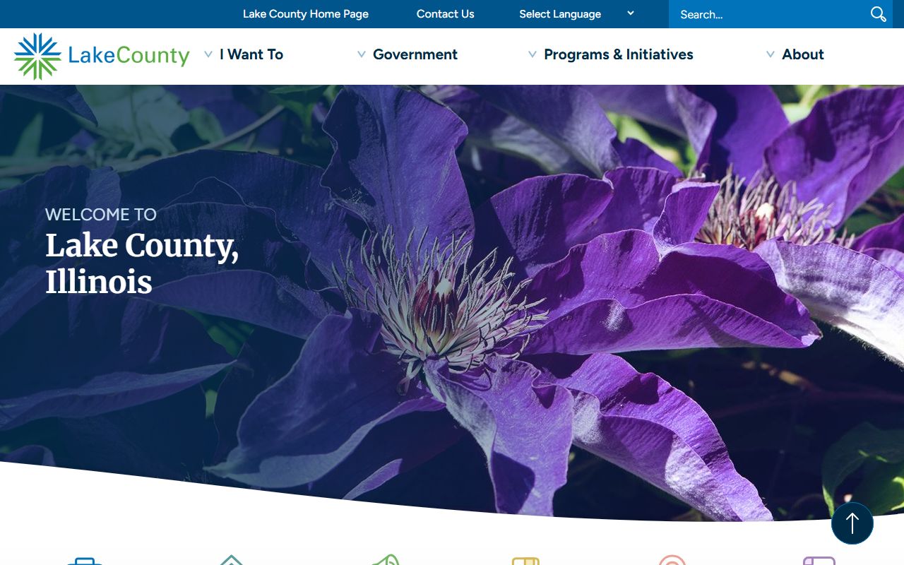 Lake County government portal for 24 hour booking services
