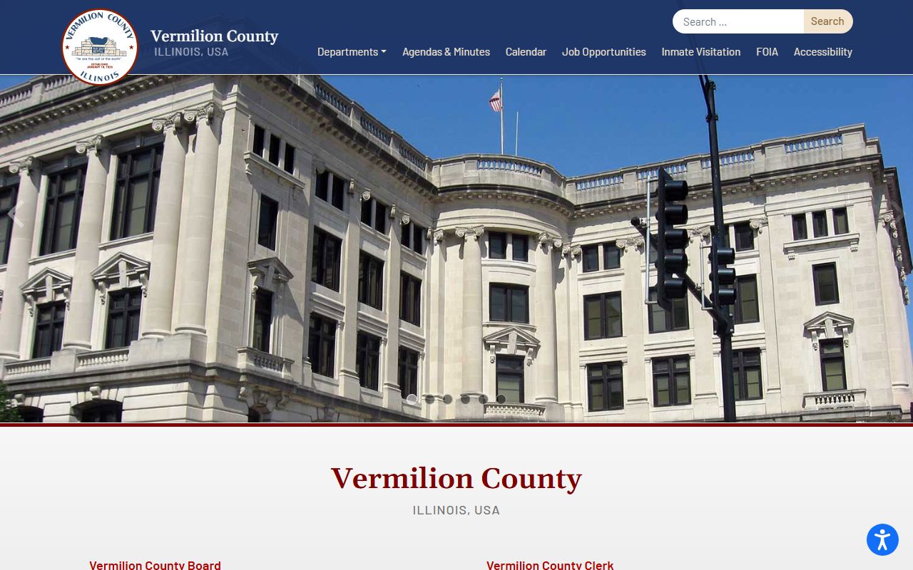 Vermilion County government portal for public records access