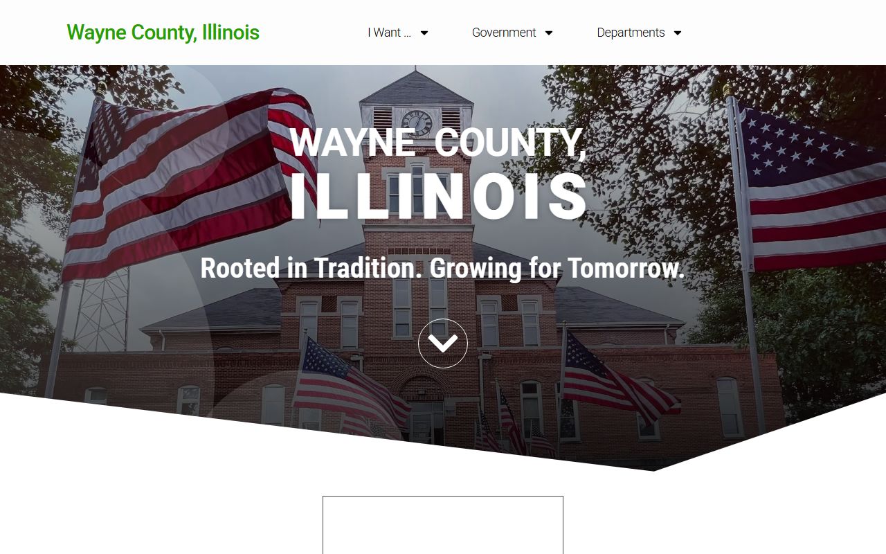 Wayne County government portal for booking record information
