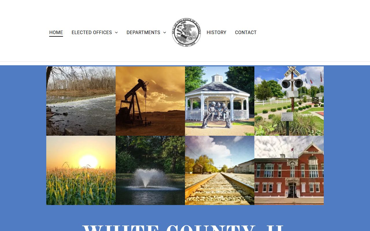 White County government portal for booking record access