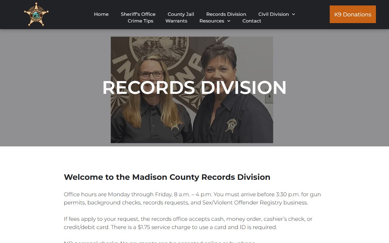McHenry County records division portal for booking information