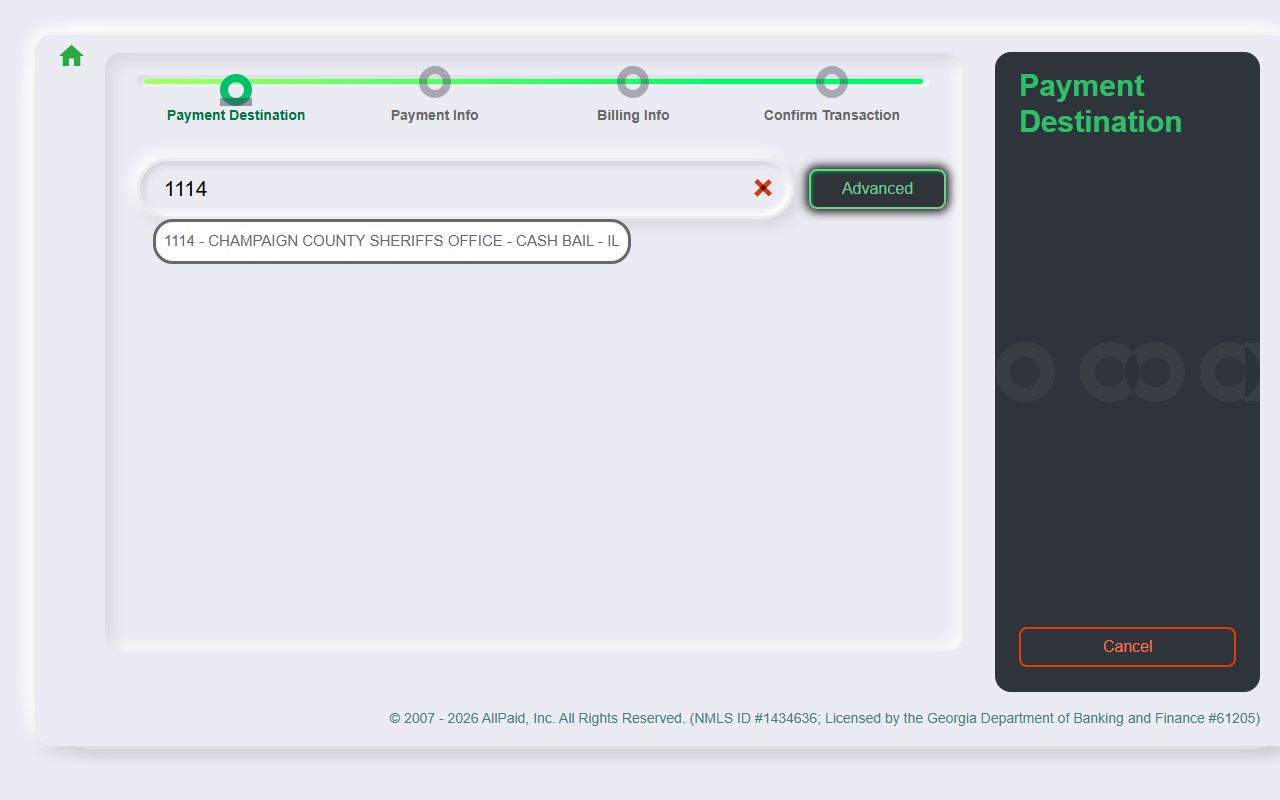 St. Clair County online payment portal for jail services